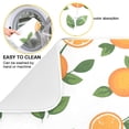 thumbnail image 3 of Yayeee Dish Drying Mat for Kitchen Counter Ultra Absorbent Easy Clean Pad 18x16", Orange, 3 of 7