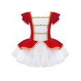 thumbnail image 3 of TTAO Girls Christmas Tutu Dress Halloween Circus Cosplay Fancy Dress Up Ballet Dance Leotard Xmas Red 6, 3 of 7