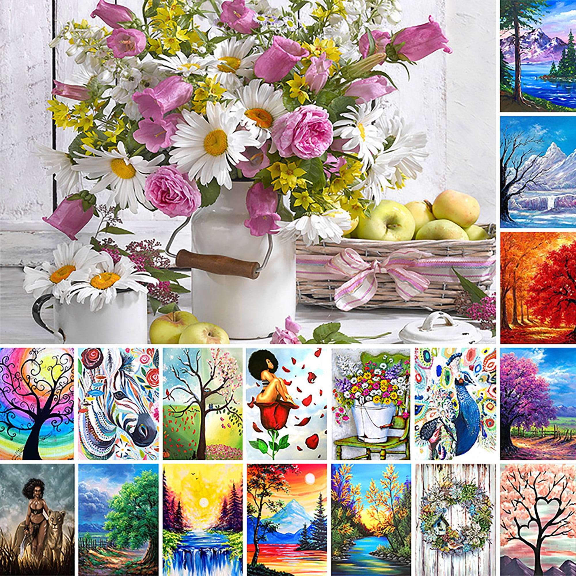 5D Full Drill Diamond Painting Arts Embroidery Cross Stitch Kits Mural Home Gift