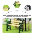 thumbnail image 2 of 2Pcs Mini Chair for Home Decoration and Indoor Use Tiny Bench Decor, 2 of 9