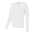 thumbnail image 1 of Bella Canvas- Camiseta Flowy de manga larga (Blanco), 1 of 3