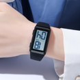 thumbnail image 4 of Square Men's and Women's Leisure Sports Digital Watch Multifunctional Sports Watch Digital Dial Waterproof LED Watch Fashion Minimalist Design, 4 of 9