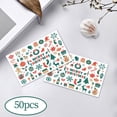 thumbnail image 6 of 50Pcs Mini Merry Christmas Cards Greeting Cards Snowman for Birthday Party, 6 of 9