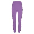 thumbnail image 4 of LEBONYARD Womens Trousers with Pockets,Women's Christmas Printed Leggings Yoga Casual Pants Purple XXL, 4 of 5