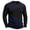 Royal Blue, variant on GrmtClth Mens Basic Daily Wear Spliced Color Block Crew Neck Pullover Shirts, Long Sleeve Relax Fit Everyday Leisure Tops Blue XL