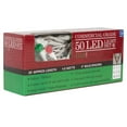 thumbnail image 3 of Vickerman 50 Red-White-Green G12 LED Light on White Wire, 25' Christmas Single Mold Light Strand, 3 of 4