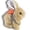 Light Gold, variant on Guvpev Easter Bunby - My Realistic Bunny Toys, Jumping & Twitching & Shaking Ear, Handmade Interactive Bunny Stuffed Animal for Kids, Easter Basket Stuffers Gifts for Boys and Girls