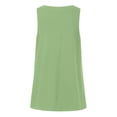 thumbnail image 6 of Hessimy Womens Scoop Neck Tank Tops Sleeveless Camisole Stretch Casual Basic Slim Fit Cami Tee Shirts(Light Green,XXXL), 6 of 8