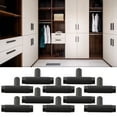 thumbnail image 4 of CHENGSI for Premium Aluminum Alloy T Bar Knobs for Kitchen Cabinet Doors Drawers Cupboards Modern Hardware Pull Handles Black 50mm Length 10 Pack, 4 of 9