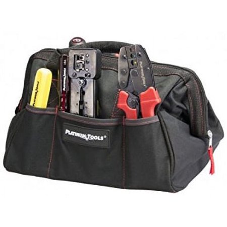 UPC: 0849160008019 | Platinum Tools 4006 Big Mouth Canvas Bag 12.75  x 8.75  x 8  Water-resistant