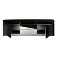 thumbnail image 4 of MMT Modern TV Stand Cabinet, 78.7" Long, Black Gloss, for 65-90 Inch TVs, 4 of 6