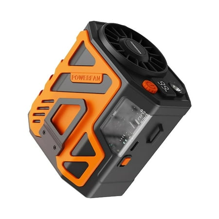 

Study Room Ultra-Quiet Desktop Fan Portable Fan Airstream Compact Waist Clip Digital Display Rechargeable Personal Cooler For Outdoor Work Hiking