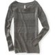 thumbnail image 1 of Aeropostale Suéter tipo túnica Shineunic para mujer, gris, mediano, 1 of 1