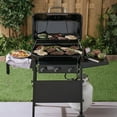 thumbnail image 5 of Expert Grill 3-Burner Propane Gas Grill with Wheels and Side Shelves, Black, 5 of 16
