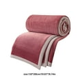 thumbnail image 3 of Hvmvliv Summer Blanket 150x200cm Cozy Flannel Cool Thin Blanket - Comforter for Hot Sleepers Large Size Summer Blanket for Bedroom Red, 3 of 6