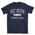 thumbnail image 1 of West Newton Pennsylvania Classic Established Men's Cotton T-Shirt, 1 of 1
