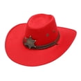 thumbnail image 1 of Sombrero de vaquero Sunnimix Rojo, 1 of 8