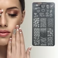 thumbnail image 4 of Unique Bargains 1 Pc Colorful Nail Art Stamp XY-DB14 Silver Tone, 4 of 6