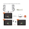 thumbnail image 4 of Metal Doorbell Video Intercom System For Home Tuya Smart Video Doorhpone Camera 160° 4-Wired 1080P Touch Monitor ,Smart Detection, 4 of 4