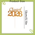 thumbnail image 3 of Class Of 2026 Cake Topper Congrats 2026 Cake Décor Congrats Grad Happy Graduation High School/Senior/ Graduation Decorations, 3 of 9