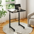 thumbnail image 2 of Ktaxon Table d'Appoint Roulante Bureau d'Ordinateur Support Café Canapé Chariot Ordinateur Portable, Noir, 2 of 6