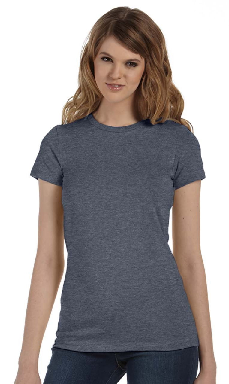 bella canvas deep heather