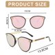 thumbnail image 2 of Gafas de sol Little Bee Tendencia de moda Gafas de sol tricolores, hechas de PC y metal, 2 of 5