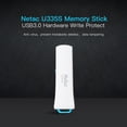 thumbnail image 2 of Netac U335S 128 Go USB 3.0 Protégé en Écriture Flash Drive Clé Mémoire USB Flash Drive, 2 of 8