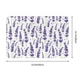 thumbnail image 3 of Non Slip Door Mat, Lavender Flowers Purple Fast Drying Bath Tub Mats, Absorbent Bathroom Rugs Entrance Welcome Mat, Bath MatS for Tub, Floor, Home, Kitchen, Hotel,16x24in, 3 of 6