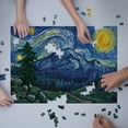 thumbnail image 3 of Mount Rainier National Park, Washington, Starry Night Series (1000 Piece Puzzle, Size 19x27, Challenging Jigsaw Puzzle for Adults and Family, Made in USA), 3 of 4