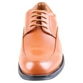 thumbnail image 3 of Urban Fox Cole Men's Classic Mens Dress Shoe | Formal Shoes | Round Toe | Lace Up | Slip Resistant Shoes for Men Light Brown 8 M US, 3 of 7