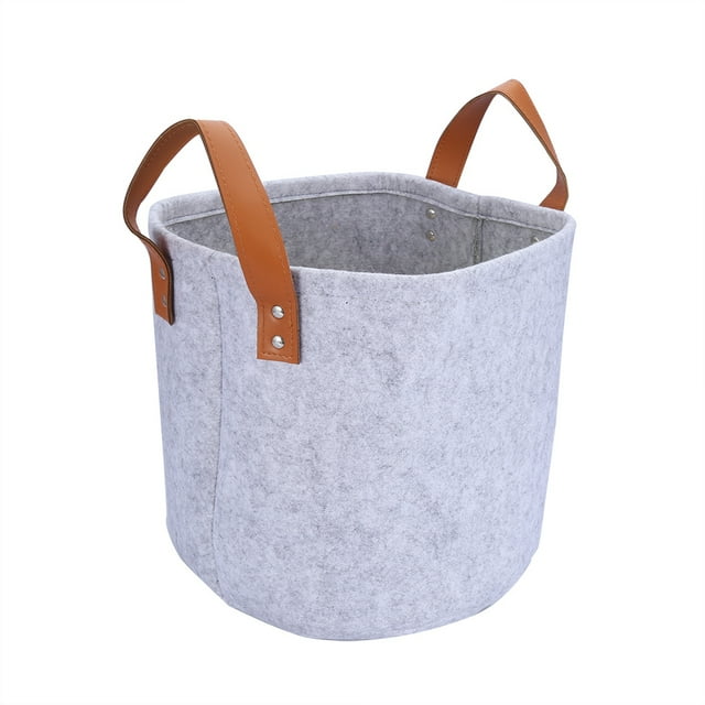 Felt Storage Basket, Cloth Storage Basket, Textile Storage Basket For