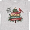 thumbnail image 4 of Inktastic Christian Christmas Tree with Red Cardinal Boys or Girls Toddler T-Shirt, 4 of 5
