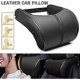 thumbnail image 1 of Headrest Cushion, Car Neck Pillow, PU Leather Cushion, Breathable Seat Cushion, Designed with Memory Foam for Neck Pain Relief, 1 of 4