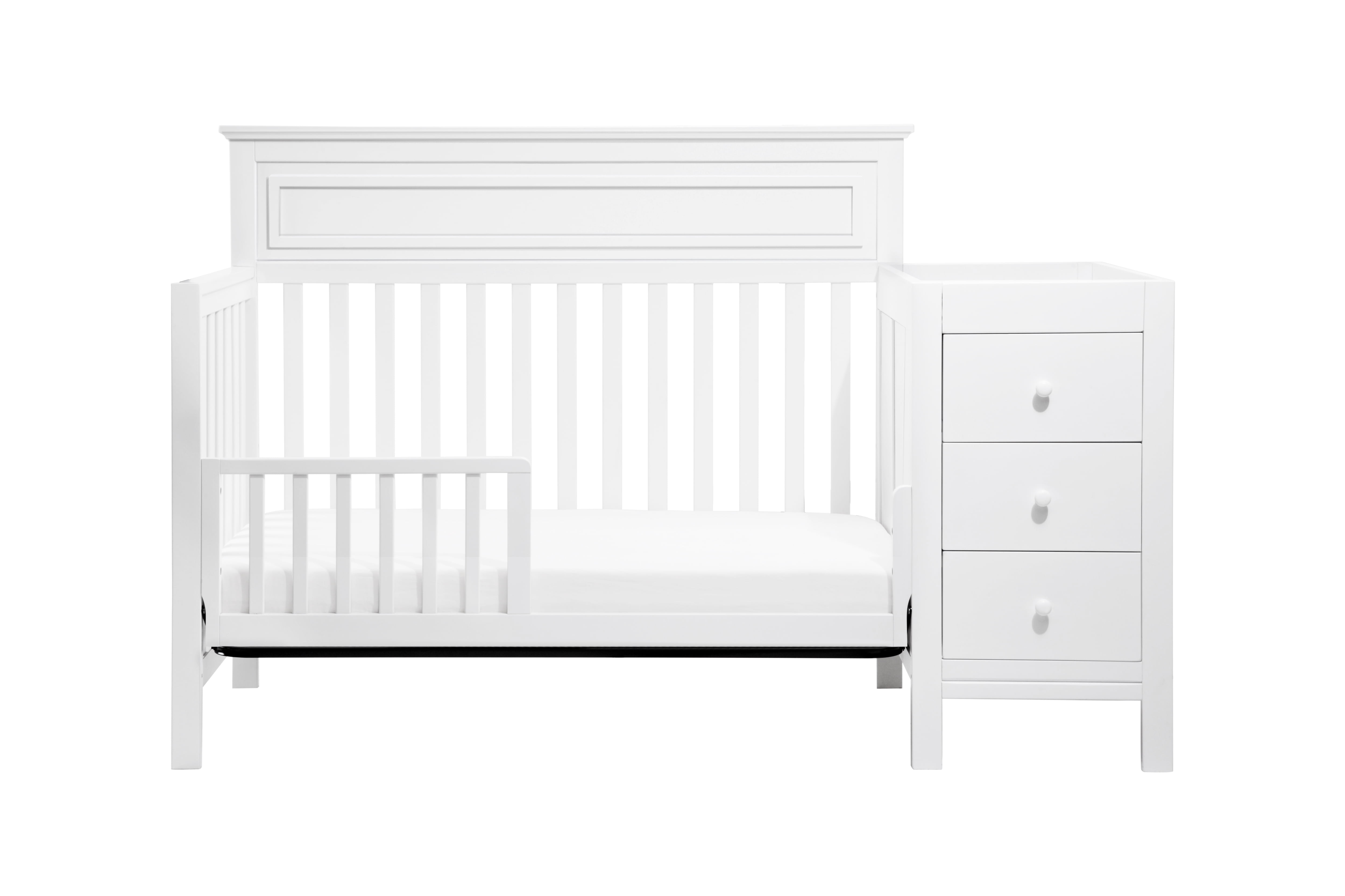 Davinci Autumn 4-in-1 Convertible Crib and Changer, White