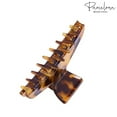 thumbnail image 5 of Parcelona French Pinch Medium Celluloid Covered Spring Jaw Hair Claw for Women, 5 of 14