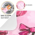 thumbnail image 2 of Pink Pumpkins and Bows Dish Drying Mat Dish Drainer Rack Mats Water Absorbent Non-Slip Easy Clean Heat Resistant for Kitchen Counter, 2 of 8
