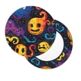 thumbnail image 3 of Round Bar Stool Seat Covers, Playful Ghosts Night Sky Elastic Round Chair Cover Stool Seat Slipcover Bar Stool Cushions Round Pad for 12-14 inch, 3 of 7