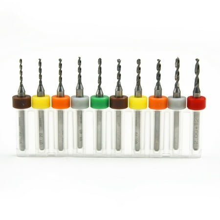 

1.1mm to 2.0 mm PCB Tungsten Carbide Micro Drill Bits CNC Engraving Rotary Tool