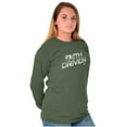 thumbnail image 4 of Jesus Holy Spirit Faith Driven Long Sleeve TShirt Men Women Brisco Brands M, 4 of 6
