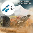 thumbnail image 3 of Bewildely Servobrazo de metal Control remoto Varilla de enlace Crawler Actualizar repuestos Conjunto Reemplazo para Wltoys 144010 144001 Azul Type3 NO3, 3 of 6