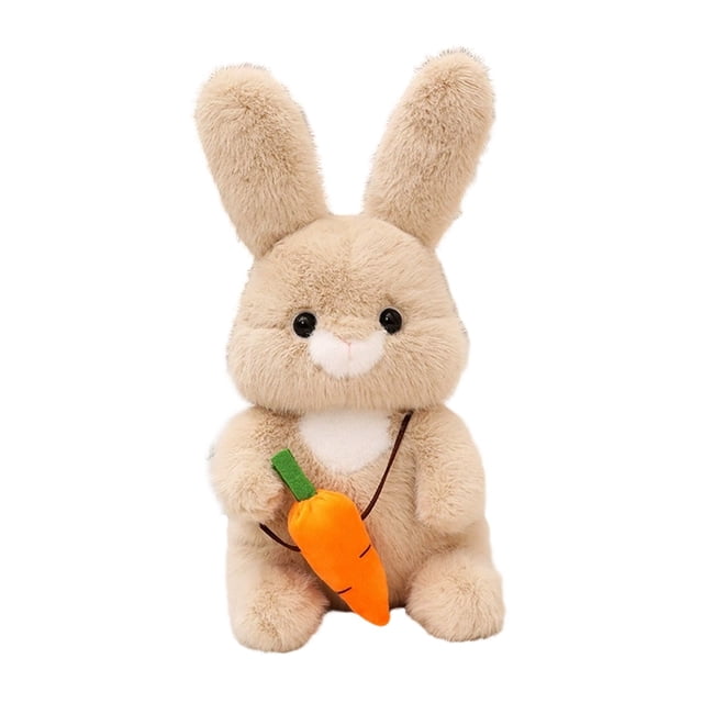 TIELUTT Radish Rabbit Doll Easter Rabbit Doll Cute Big Eared Rabbit Soothing Sleeping Doll Cute Snapshot Dolls M60 Amp Sp400 Amp Dolls Locker Amp Microphone