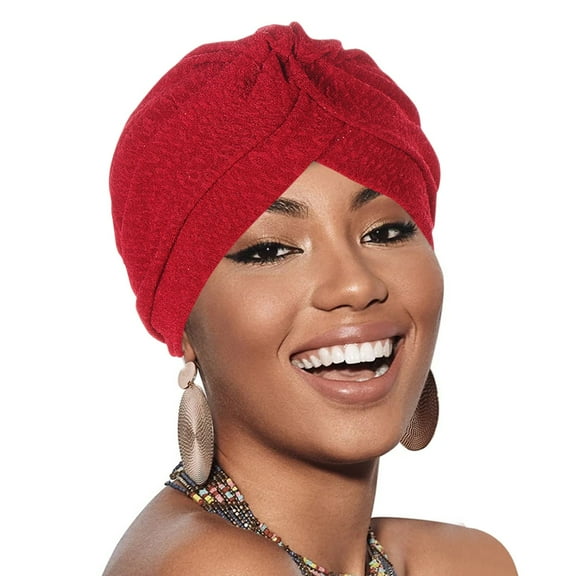 Baqcunre Headbands for Women, Women Ethnic Hair Cover Wrap Turban Headwear Turban Cap for Women Cancer Head Hat Cap, Bandanas for Women, Bandanas for Men