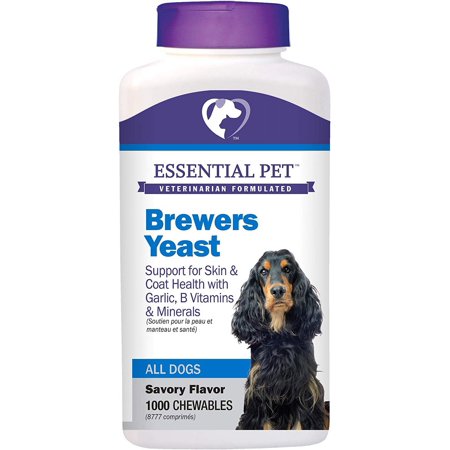 UPC: 0740985271100 | Essential Pet Products Brewers Yeast Chewable Tablets with Garlic  B Vitamins & Minerals for Dogs White