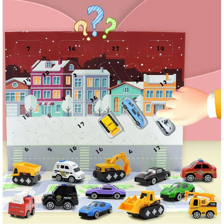 Christmas Advent Calendar for Kids, 2022 Christmas Countdown Calendar with  24 Pcs Different Cars Vehicles Kit, Surprise Cars Collection 24 Days Advent  Calendar, Gift Box for Children Boys Girls - Walmart.com