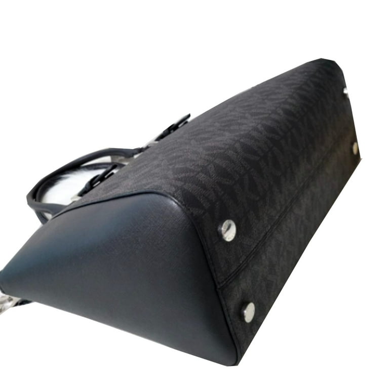 Michael Kors Ciara Large Black Monogram Hand Bag Tote