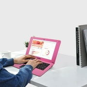 T&C 10.1 Inch Kids Laptop Computer powered by Android 7.1.1 OS, 2gb Ram, 32gb Rom, Bluetooth, Wi-Fi- Pink