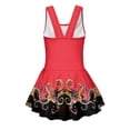 thumbnail image 5 of Uourmeti Girls' Floral Octopus Tentacle Scroll Skirted One-Piece Swimsuit - Quick Dry, Stretchy Swim Dress for Beach & Pool Vacations, 5 of 8