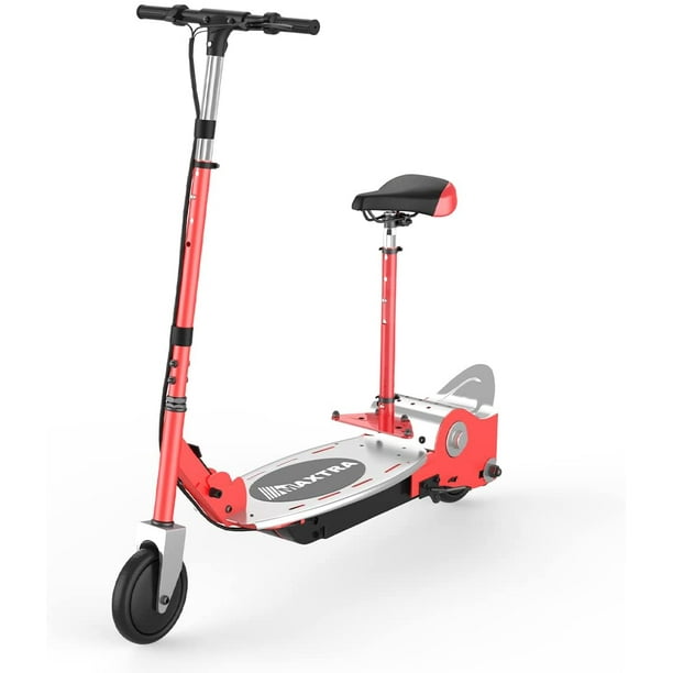 Maxtra E120 Electric Scooter with Removable Seat, Adjustable Height for