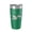 Green, variant on Lake Arrowhead Map Tumbler Travel Mug Insulated Laser Engraved Coffee Cup California 20 oz Coral